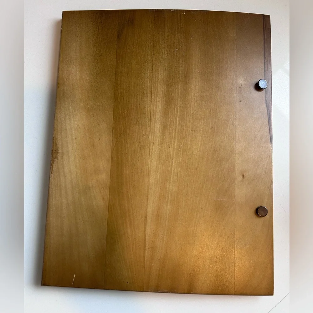 Vintage 1940's Wood Inlaid Scrapbook Junk Journal Photo Album - Picture 5 of 8